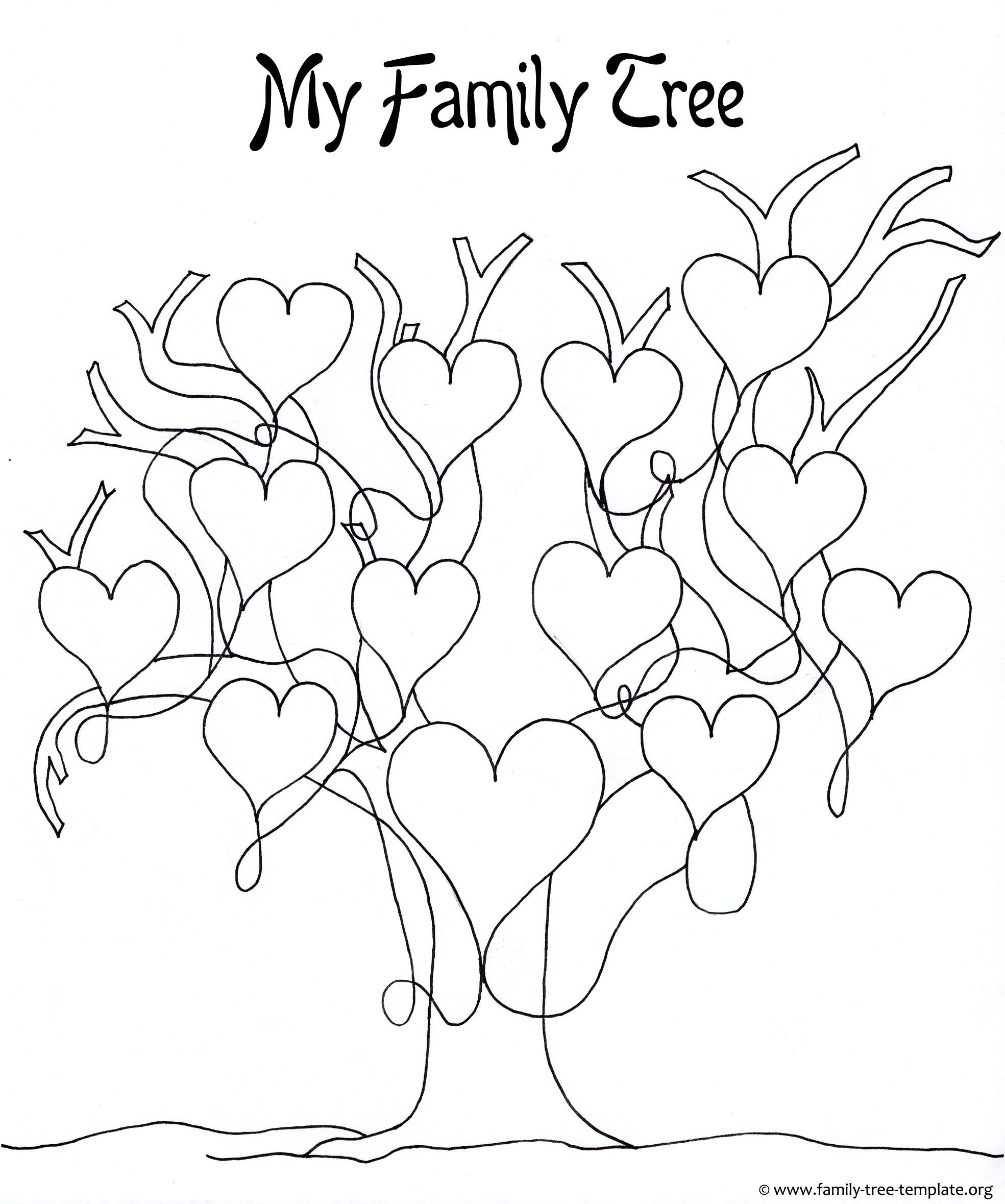 30+ Coloring Page Family