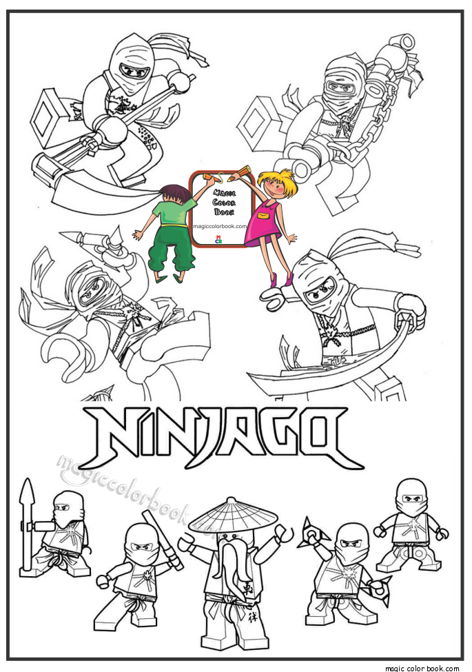 Magic Ninjago Lego Coloring Pages
