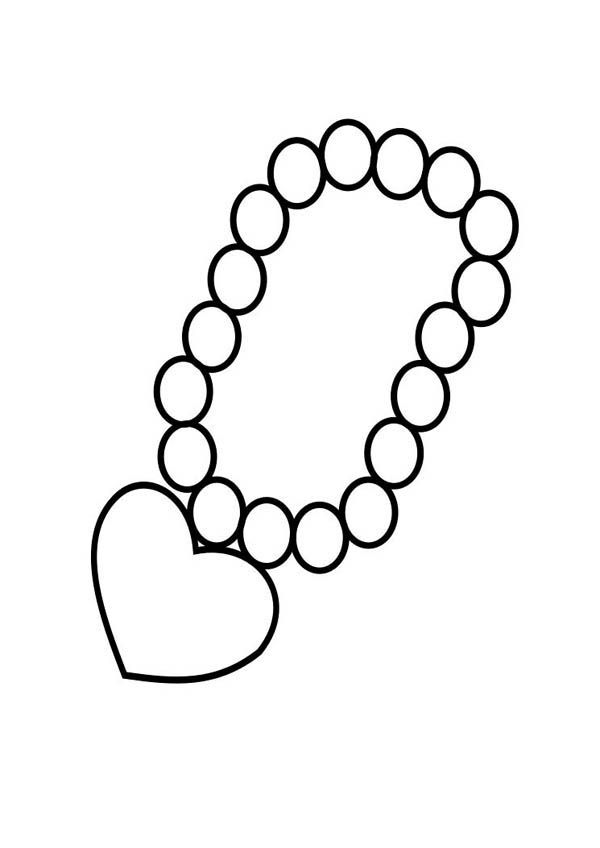 Jewelry, : How to Draw Jewelry Coloring Page | Coloring pages ...