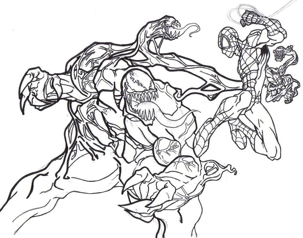 Carnage Coloring Pages Coloring Home
