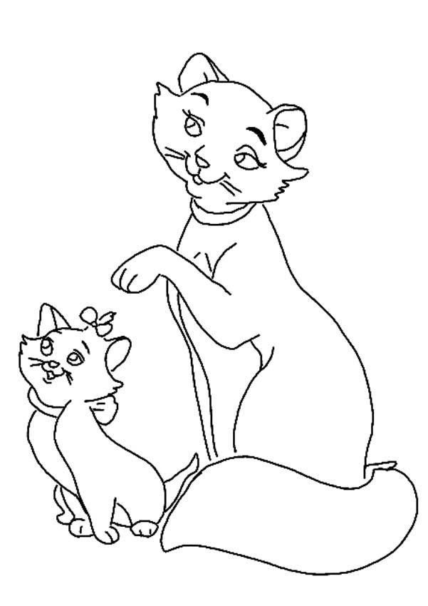 The Marie Cat Coloring Pages | Fantasy Coloring Pages