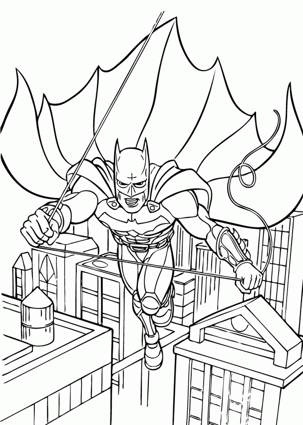 Printable Batman Coloring Pages - Coloring Home