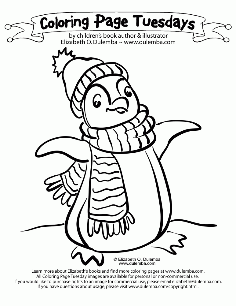 Penguin Coloring Pages For Kids 8 | Free Printable Coloring Pages