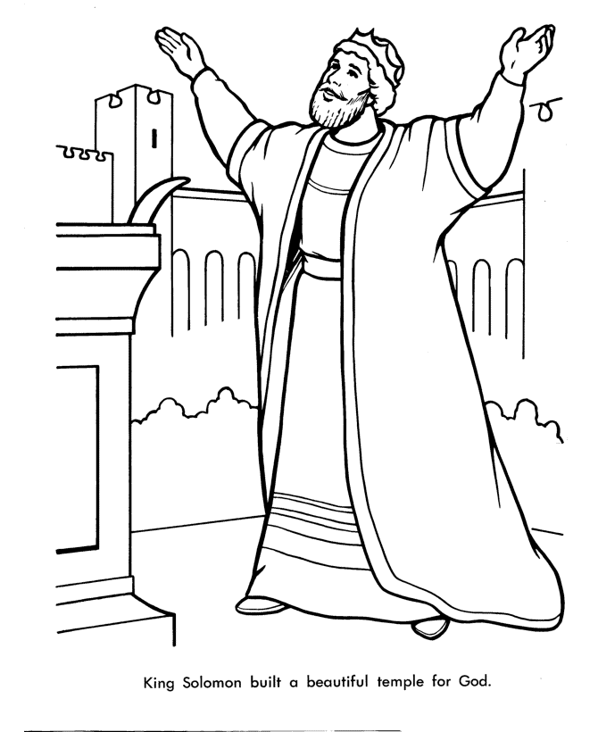 King Solomon Coloring Pages Free Printable Download | Coloring 