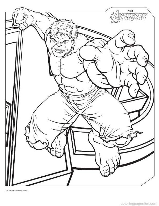 awesome Marvel's Avengers Coloring Pages for kids | Best Coloring 