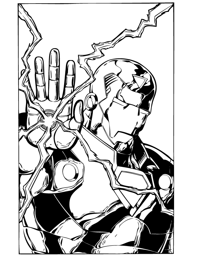 Marvel Comic Coloring Pages - Coloring Home