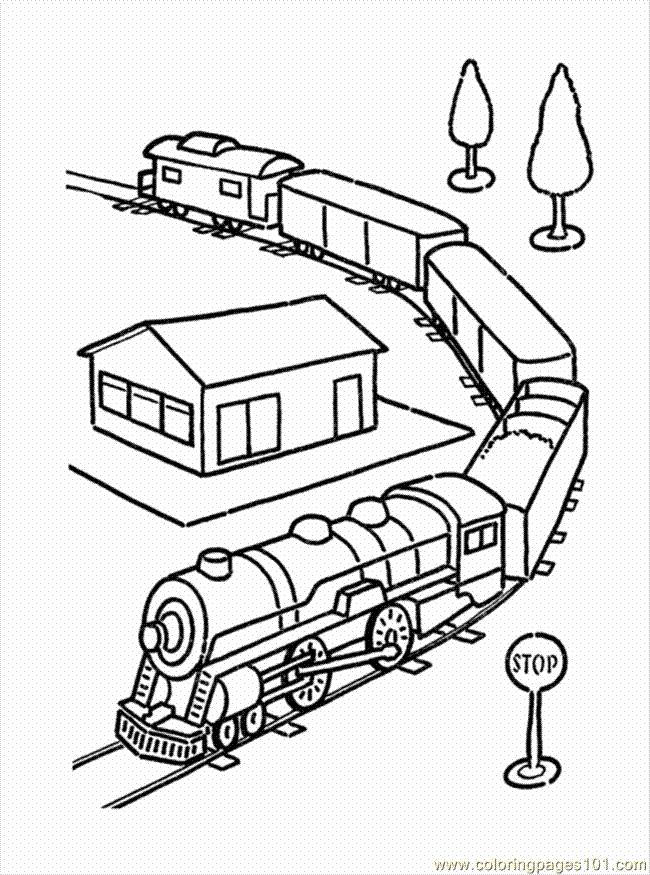 Bullet Train Coloring Page - Coloring Home