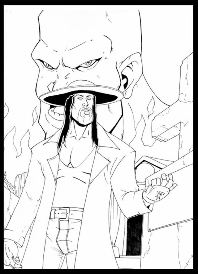 kane mask coloring pages - photo #24