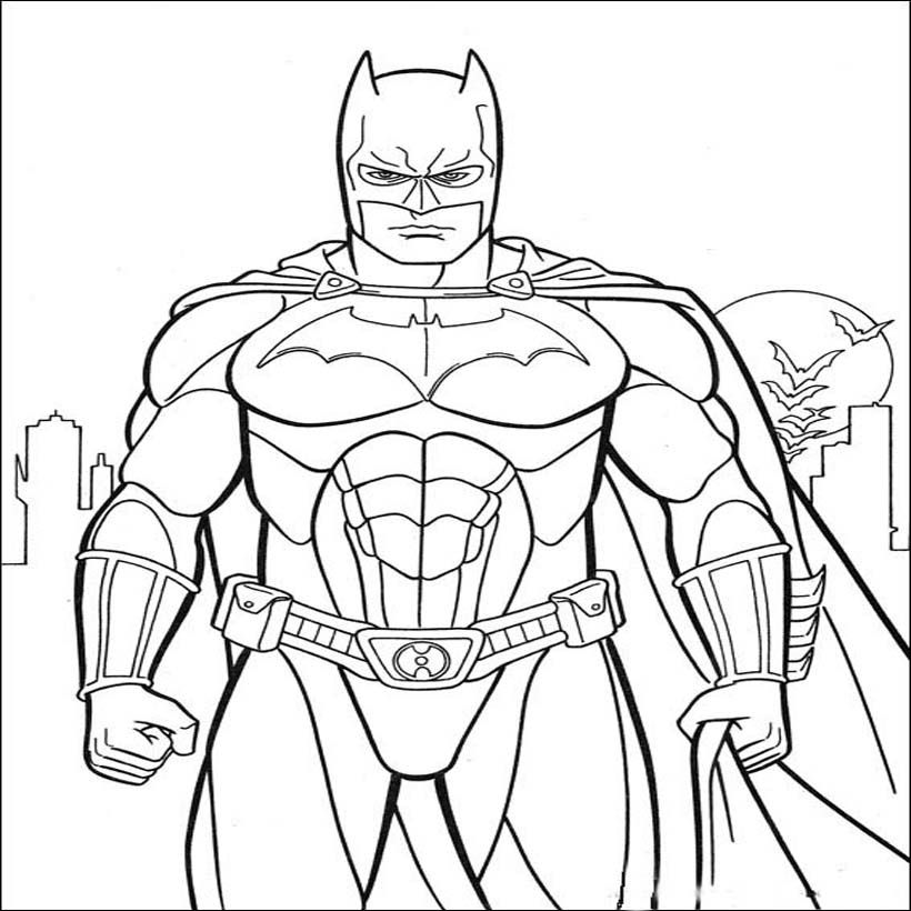 Batman pictures to color for kids | coloring pages for kids 
