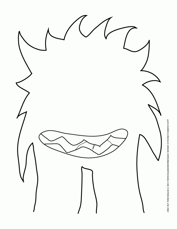 Free Printable Monster Faces