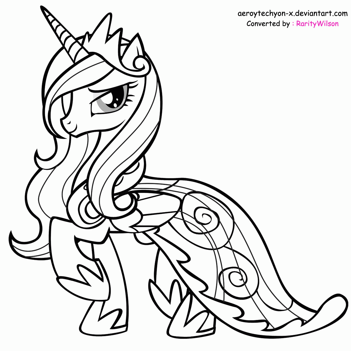 My Little Ponies Coloring Page - Coloring Home