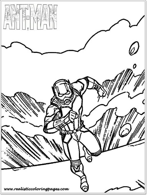 Ant Man Coloring Pages | Realistic Coloring Pages