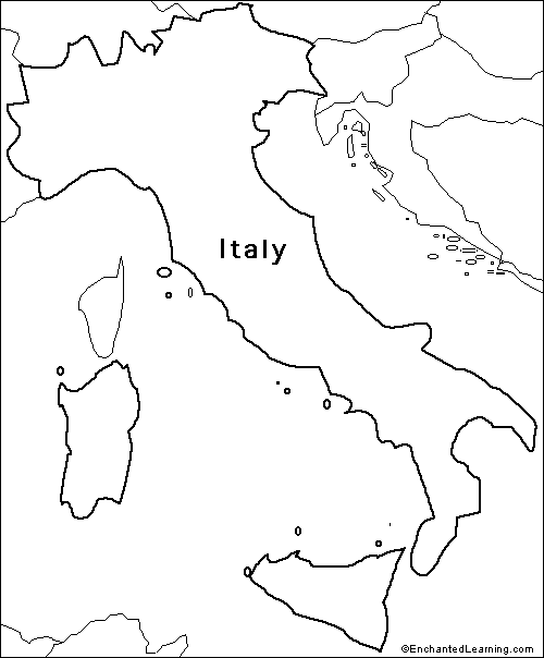 Italy Map Coloring Page Answers Coloring Pages