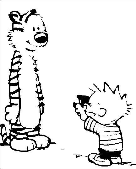 Coloring pages calvin and hobbes - picture 1