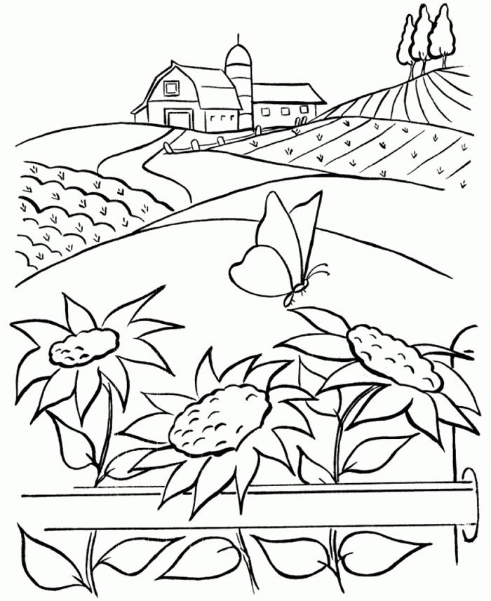 Printable Nature Coloring Pages | Coloring Me