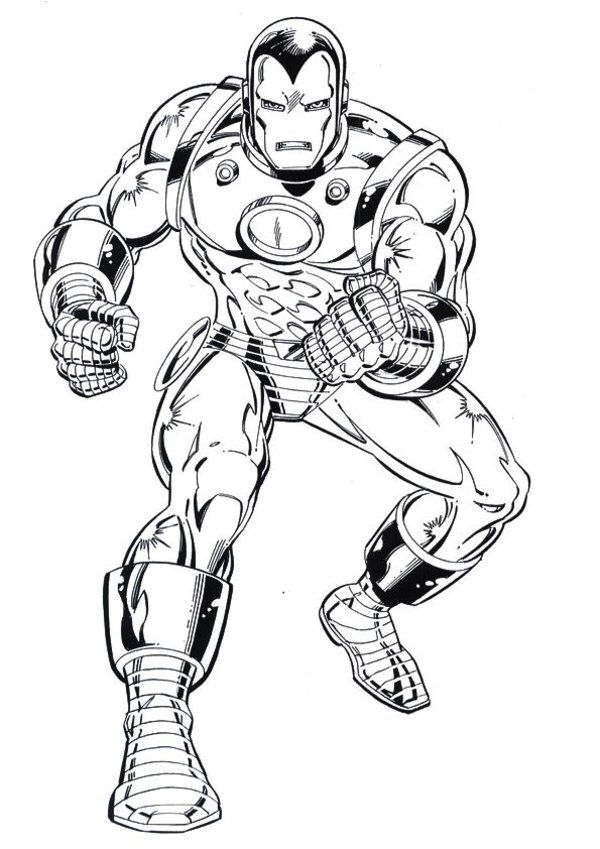 Iron Man Coloring Pages Picture 17 – Print Free Action Iron Man ...
