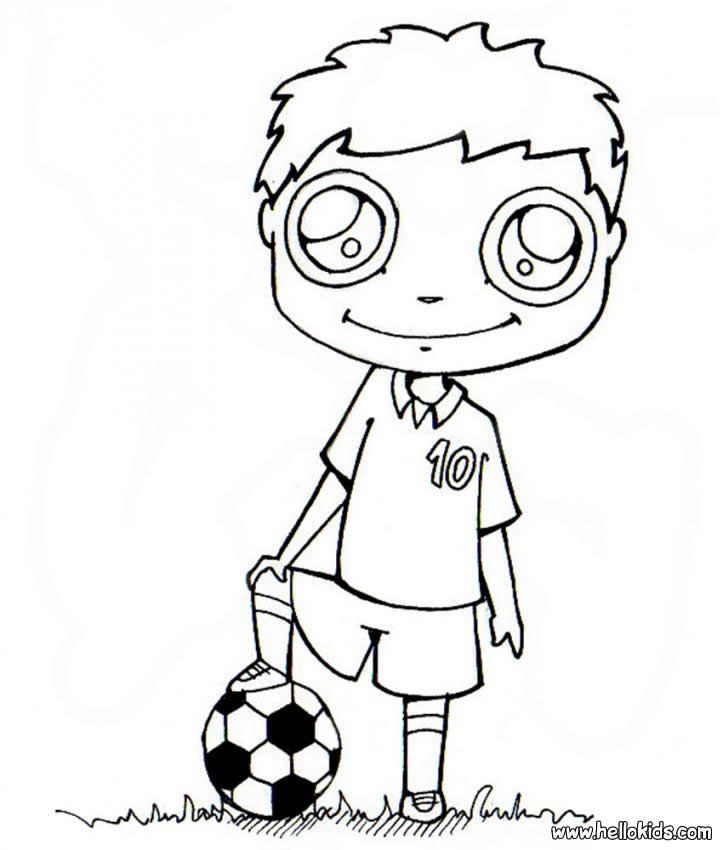 Soccer Messi Coloring Pages | Cooloring.com