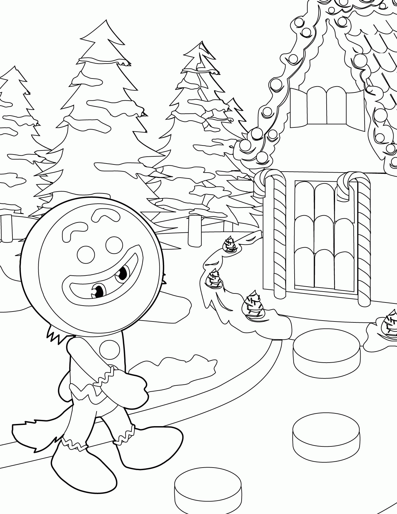 Coloring Pages Of Gingerbread Man Story - Coloring Home
