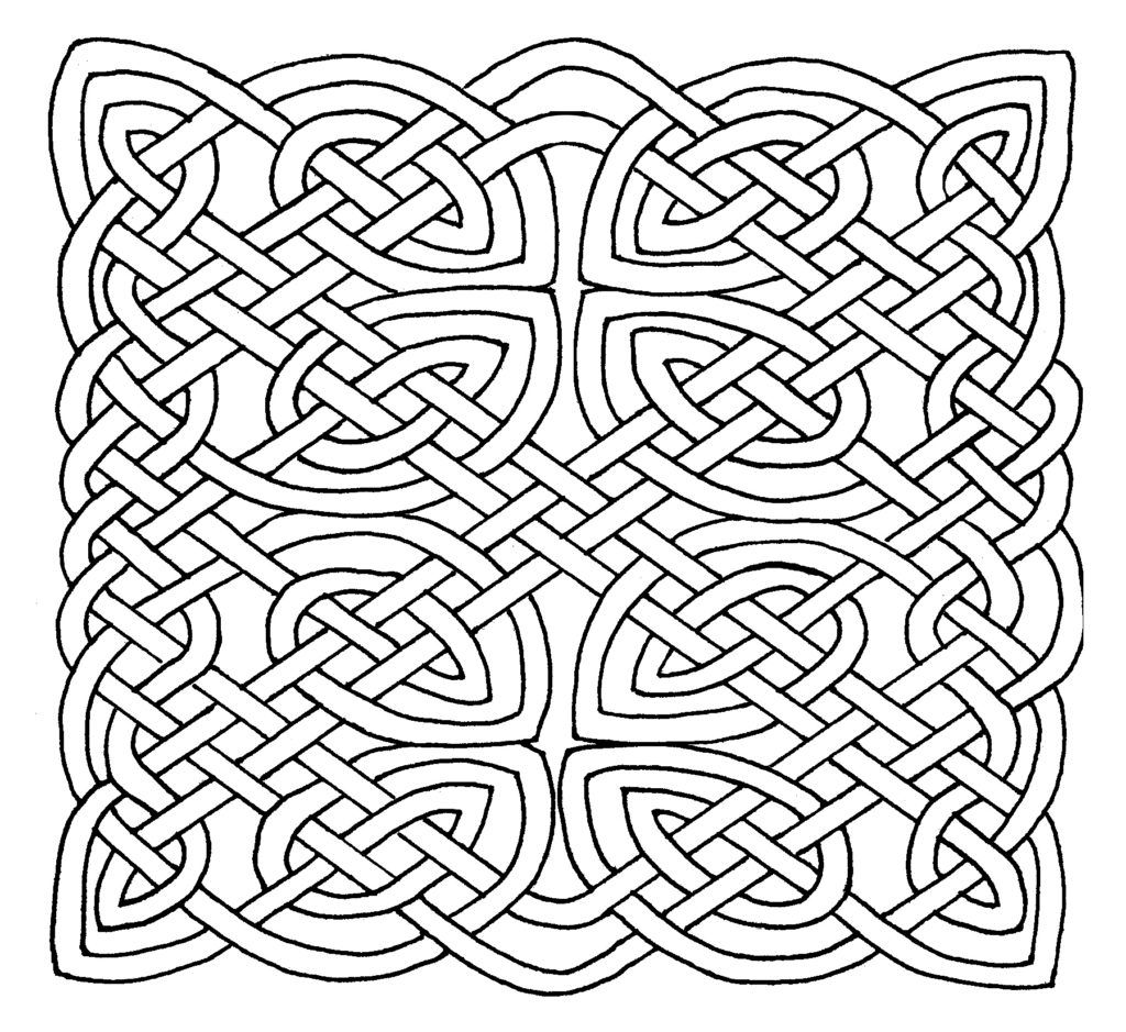 Home Design: Celtic Knot Coloring Pages For Adults Designs Canvas ...