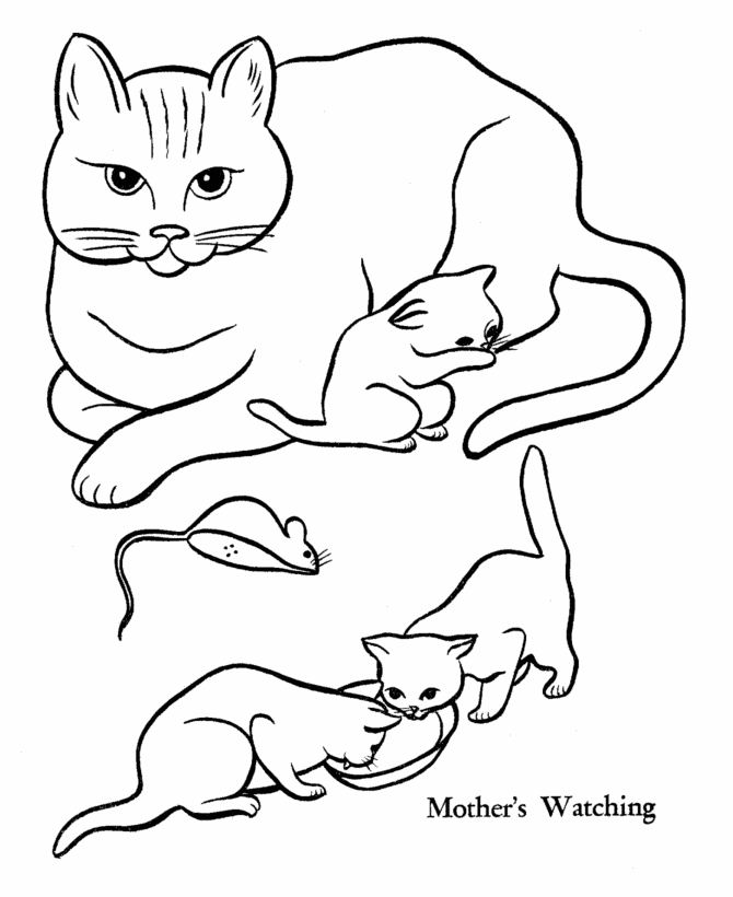 Baby Puppy And Kitten Coloring Pages Coloring Home