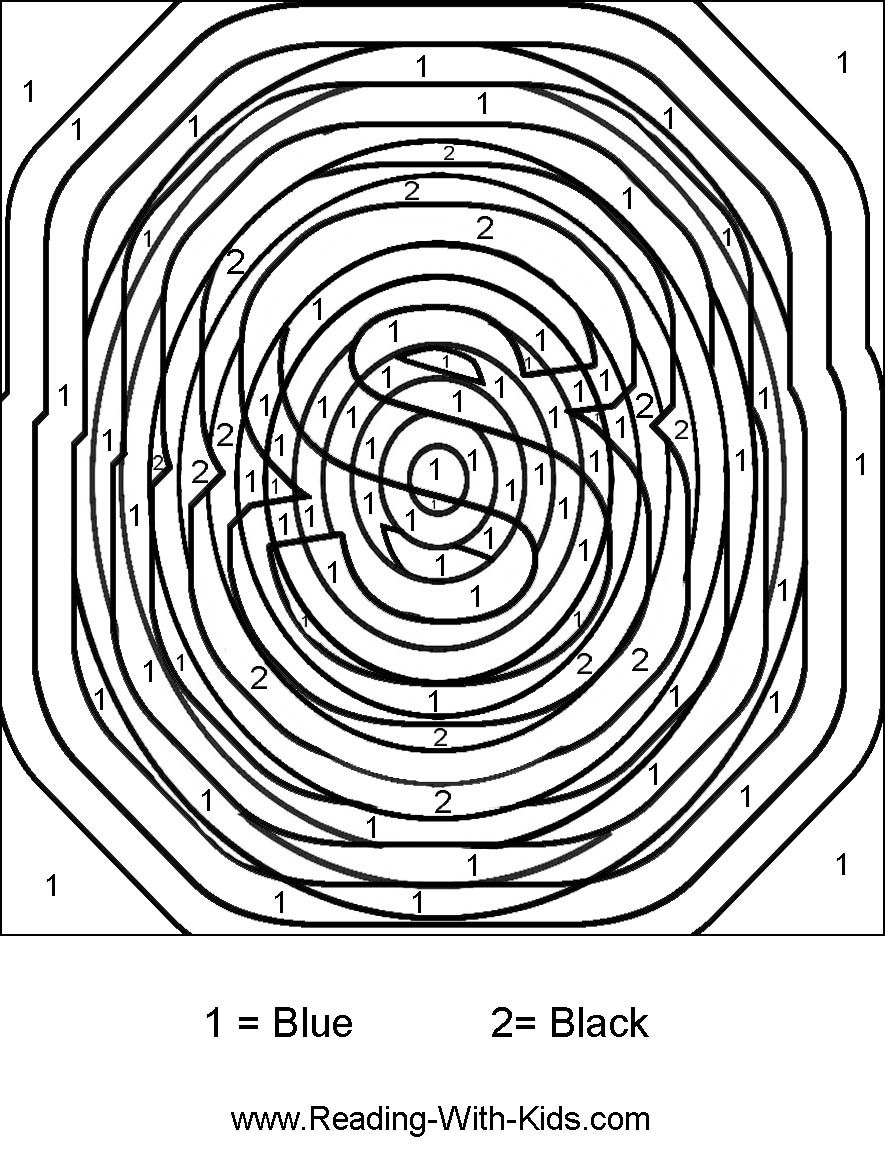 Coloring Pages Color Coded To Print - Coloring Home