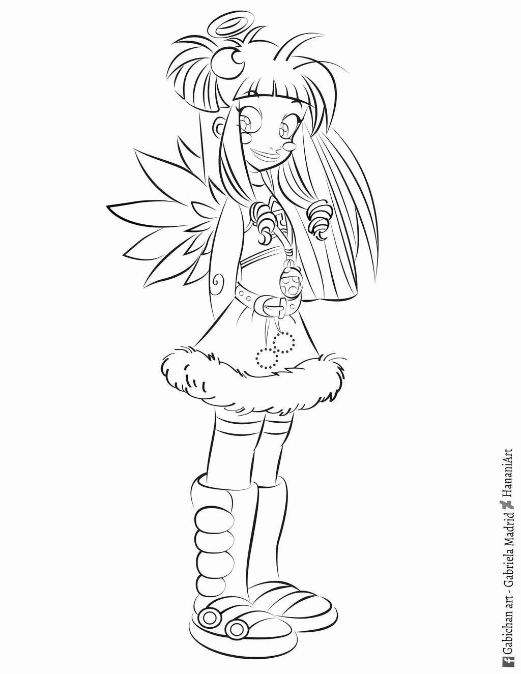 Raf Coloring Page (Angel's Friends) by HananiArt on DeviantArt