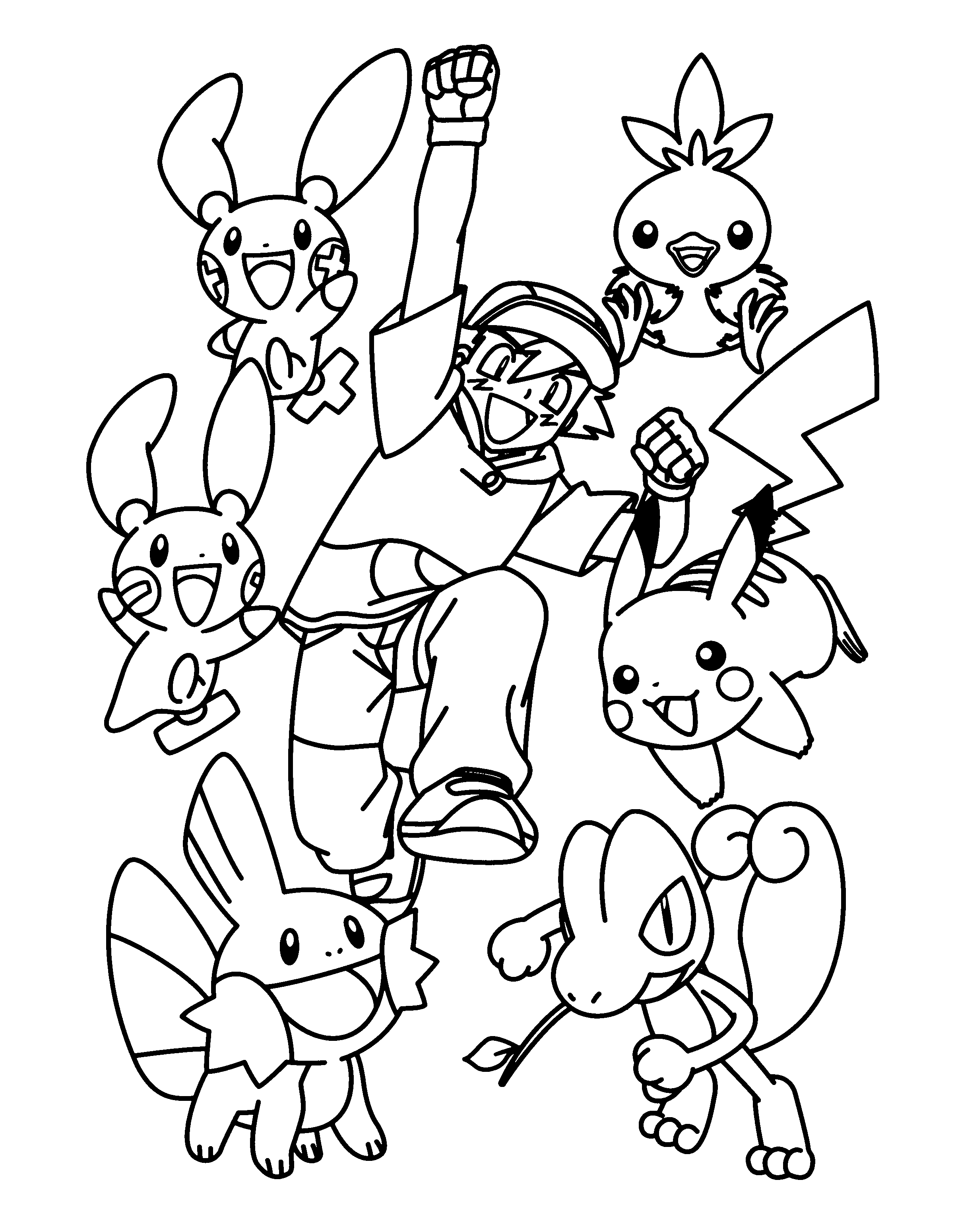 pokemon-group-coloring-pages-coloring-home