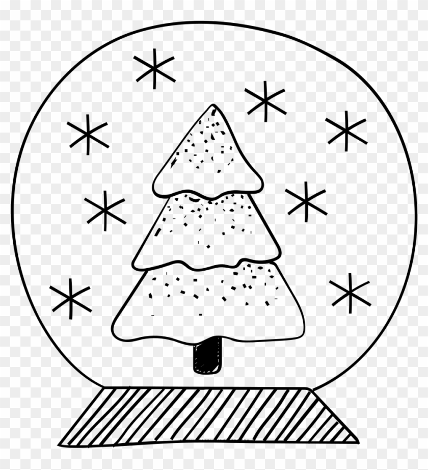 Snow Globe Coloring Page Ultra Pages Inside - Coloriage Oliver Et Compagnie  Clipart (#3662454) - PikPng