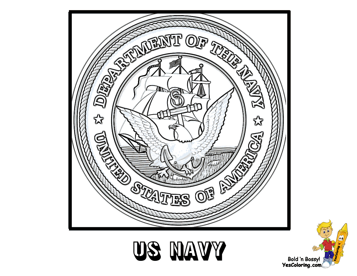 Marine Corp Logo Coloring Pages To Print - Coloring Home