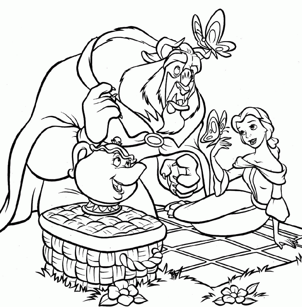 coloring-pages-family-picnic-coloring-home