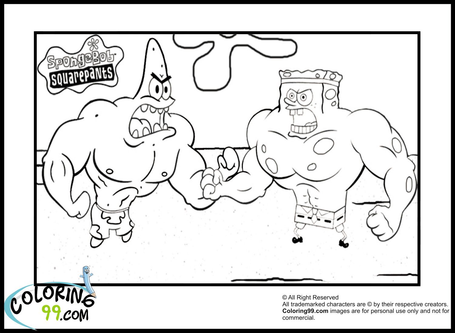 spongebob coloring pages | Only Coloring Pages