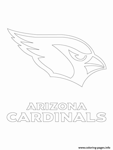 Arizona Cardinals Coloring Page Best Of 30 Free Nfl Coloring Pages ...