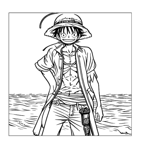 Monkey D. Luffy One Piece Coloring ...
