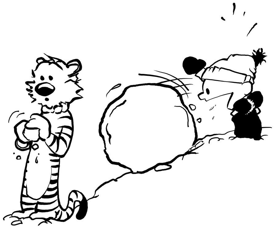 Calvin And Hobbes Coloring Pages Sketch Coloring Page