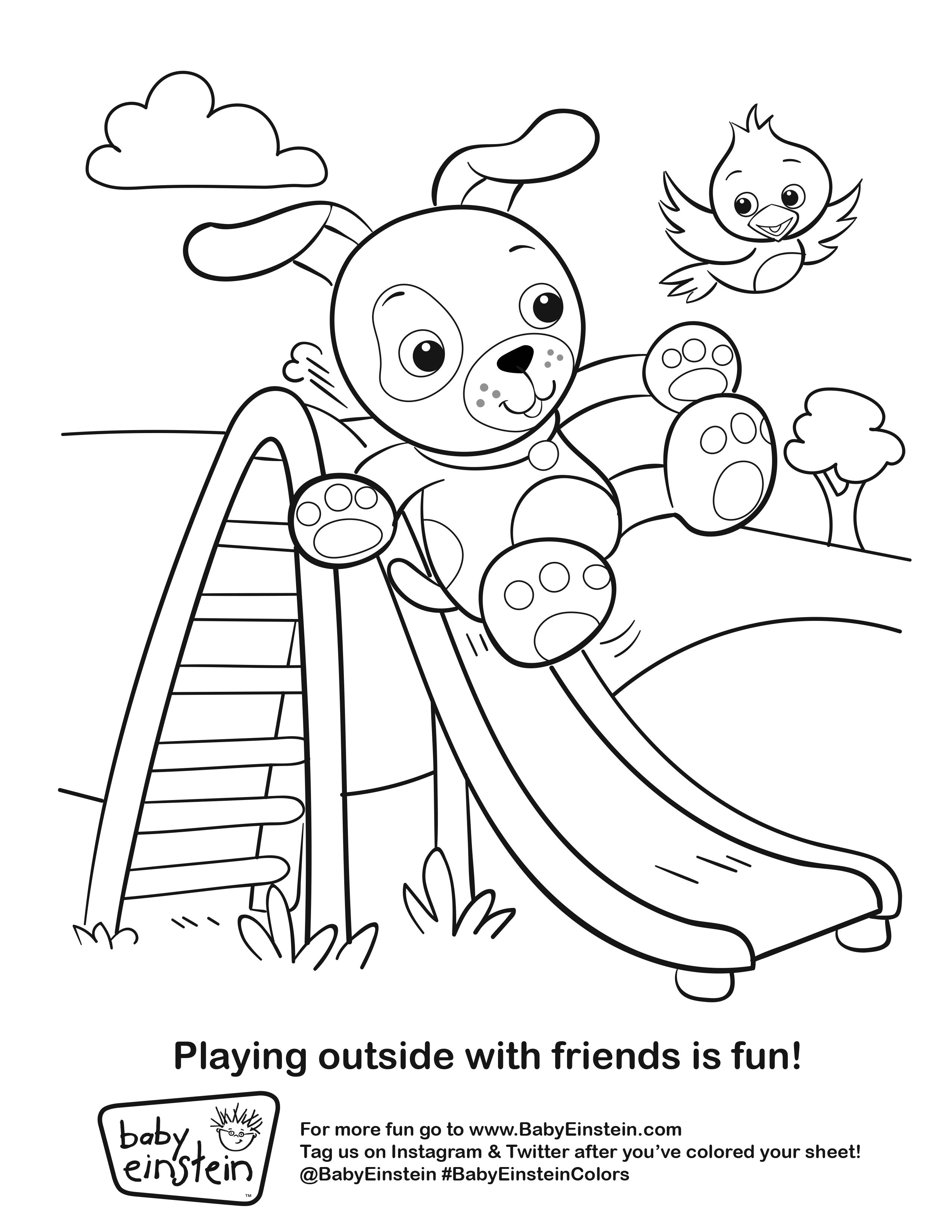 Summer is here! Give your little artist a chance to get creative by  printing out this coloring sheet. #Ba… | Coloring pages, Baby einstein, Coloring  pages for kids