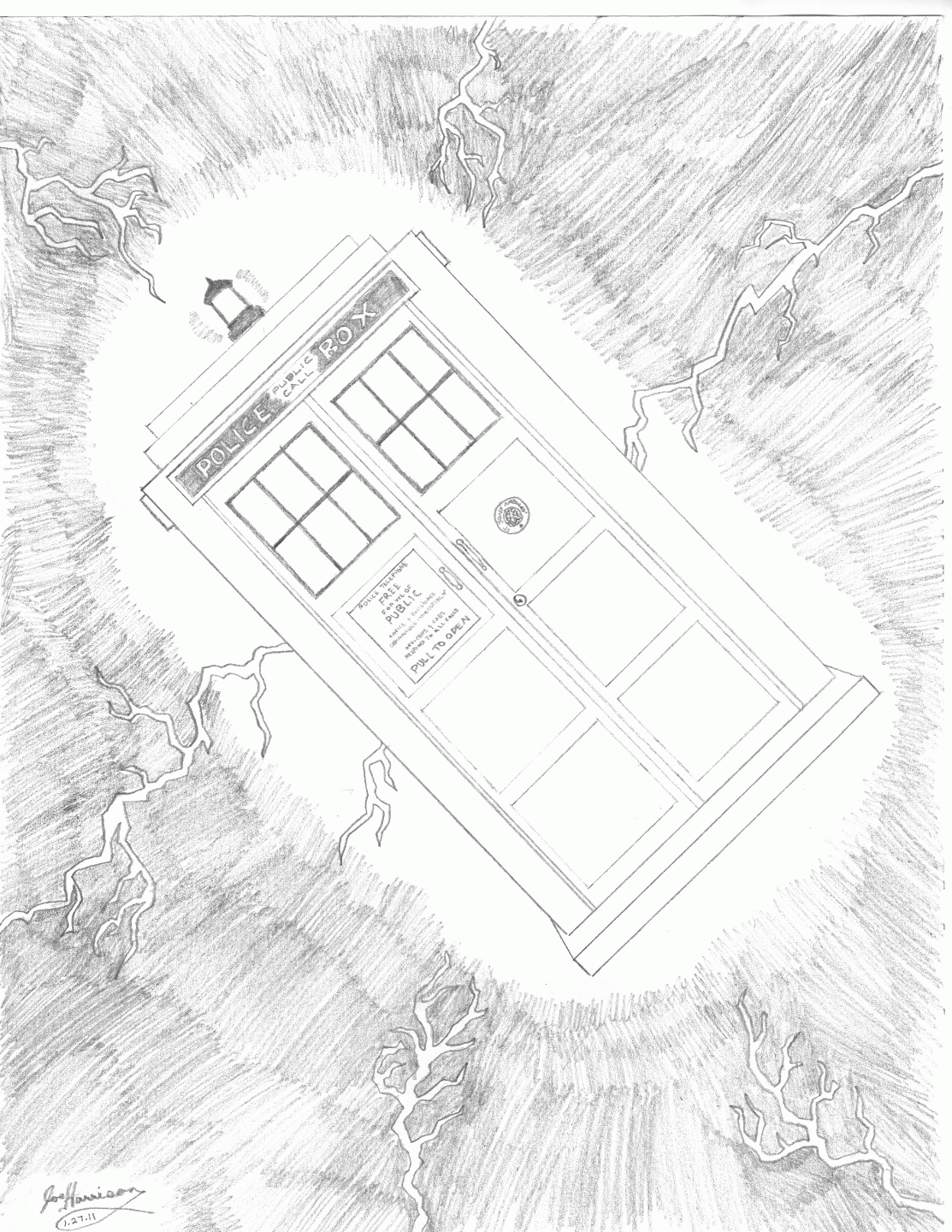 tardis coloring pages - photo #22