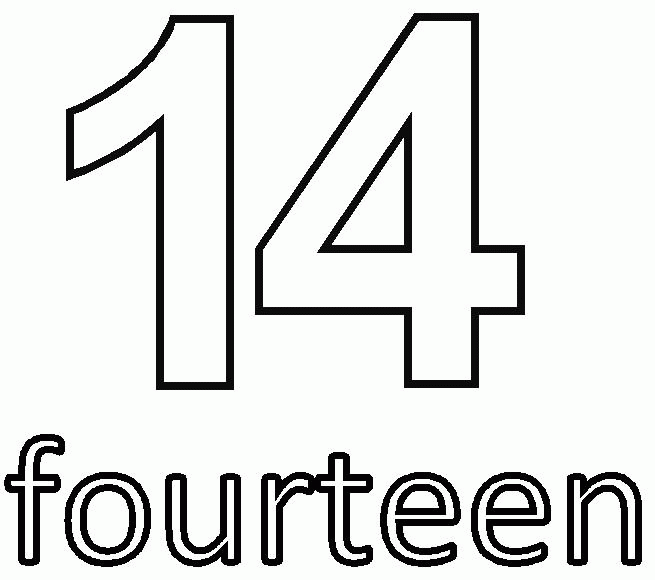 number-14-coloring-page-coloring-home