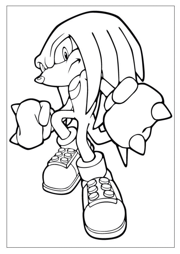 sonic-coloring-pages-knuckles-coloring-home