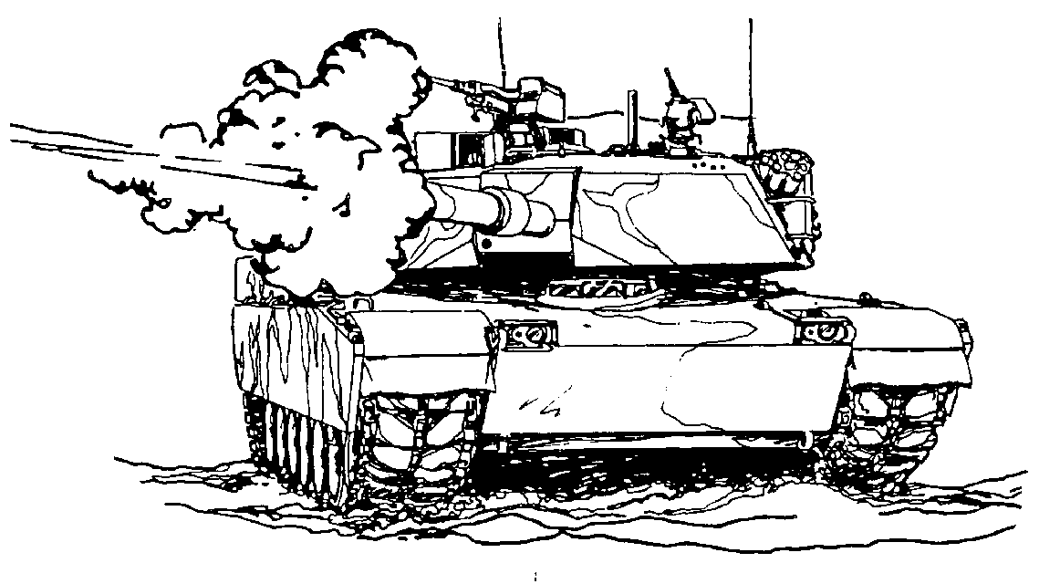Army Tank Coloring Page - Coloring Pages for Kids and for Adults