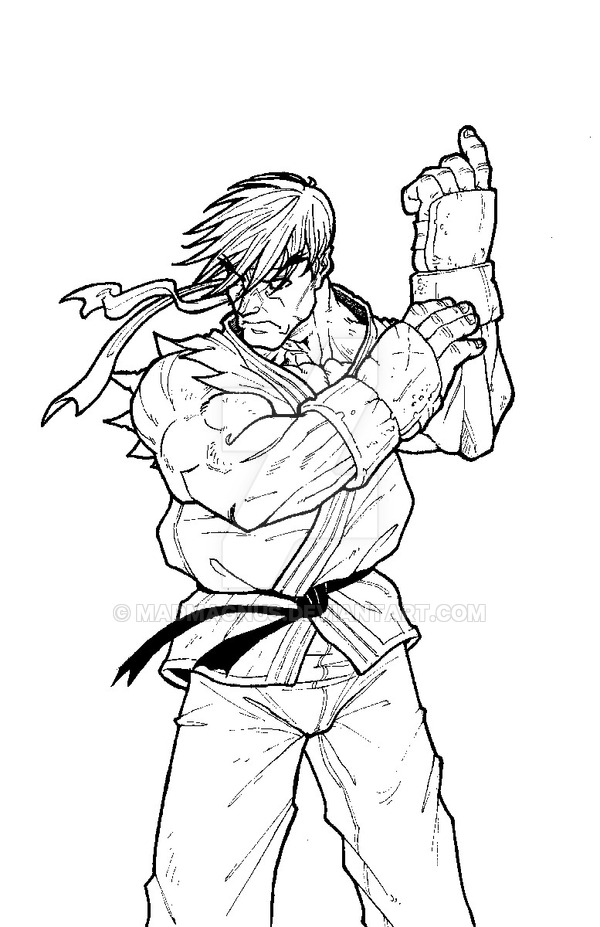 Street Fighter Coloring Pages - Coloring Pages Kids 2019