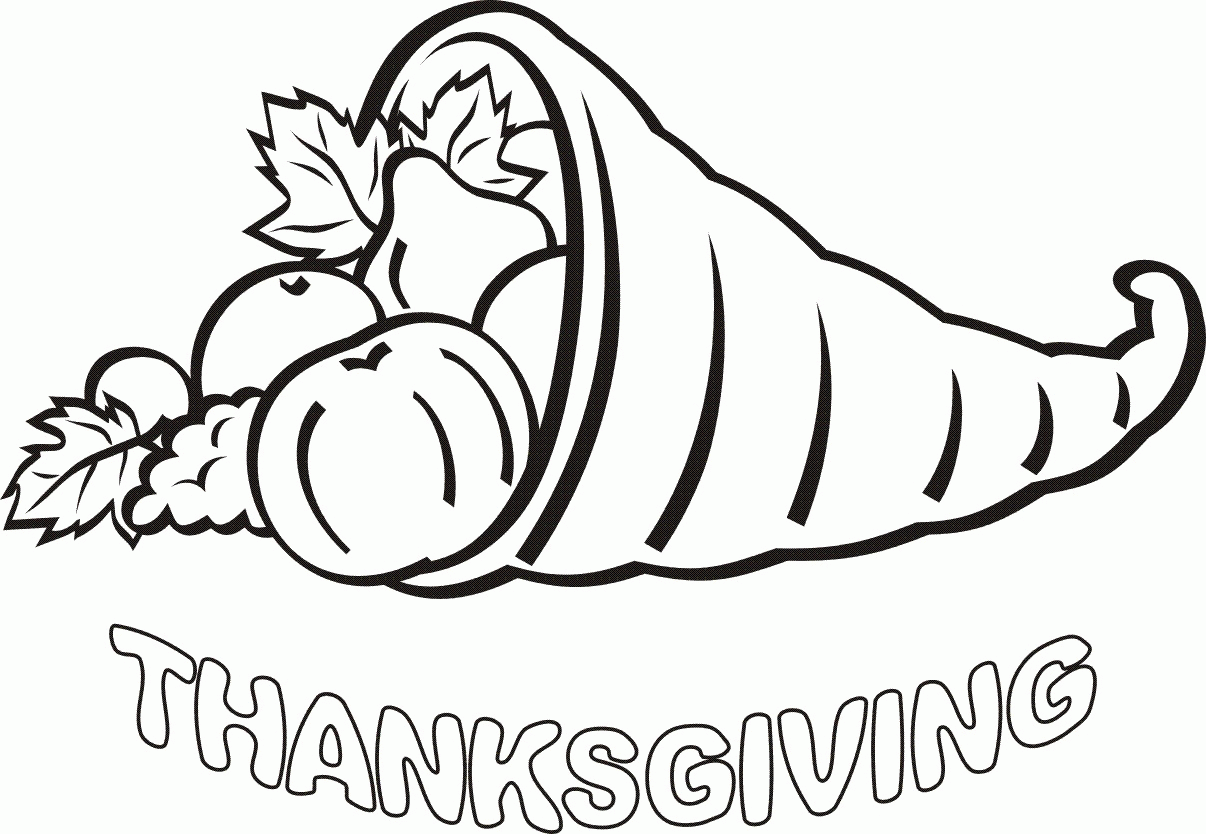 Thanksgiving Coloring Pages For Kindergarten   Coloring Home