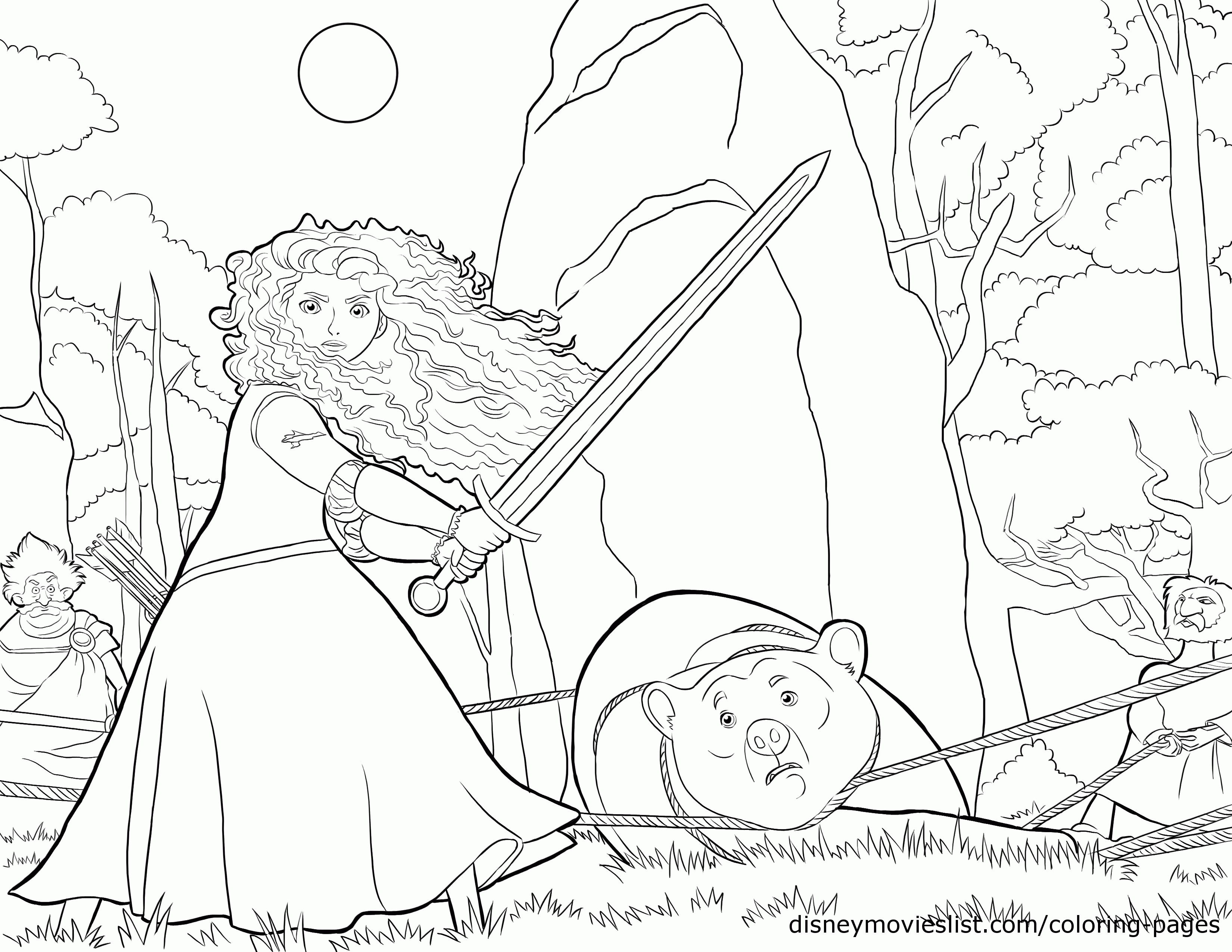 Brave Coloring Pages (19 Pictures) - Colorine.net | 15256