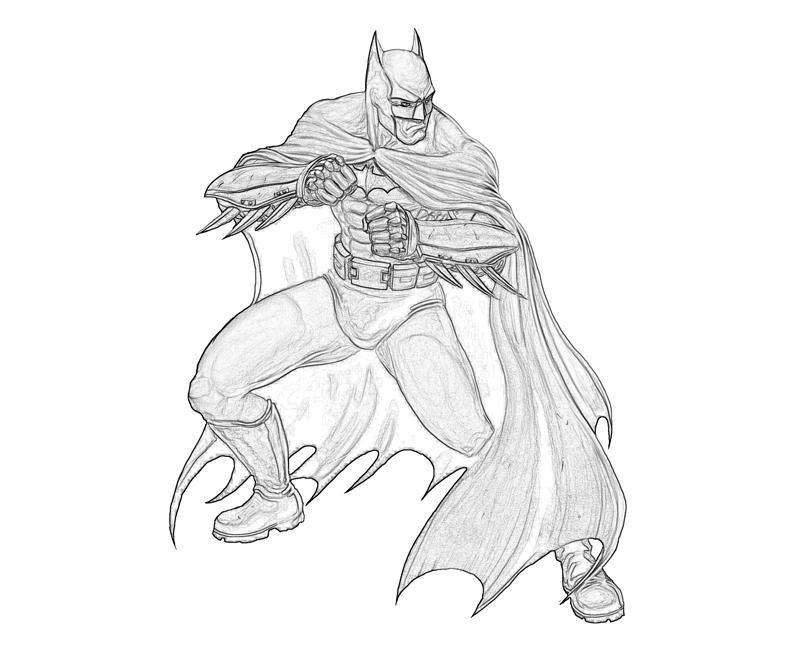 10 Pics Batman Arkham Origins Coloring Pages Knight