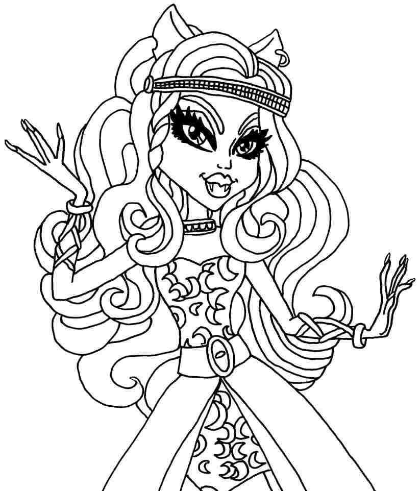 easy to make monster high coloring books monster high coloring ...