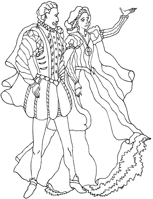 Handsome Prince Coloring Pages