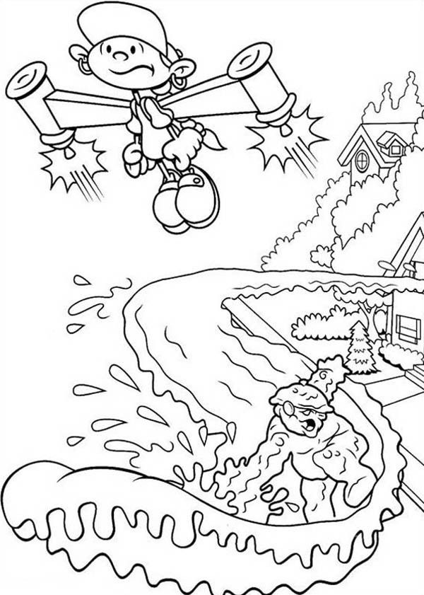 Codename Kids Next Door Coloring Pages Numbuh 5 Escape from the ...