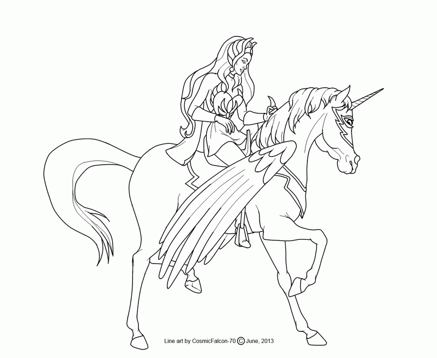 She Ra - Coloring Pages for Kids and for Adults