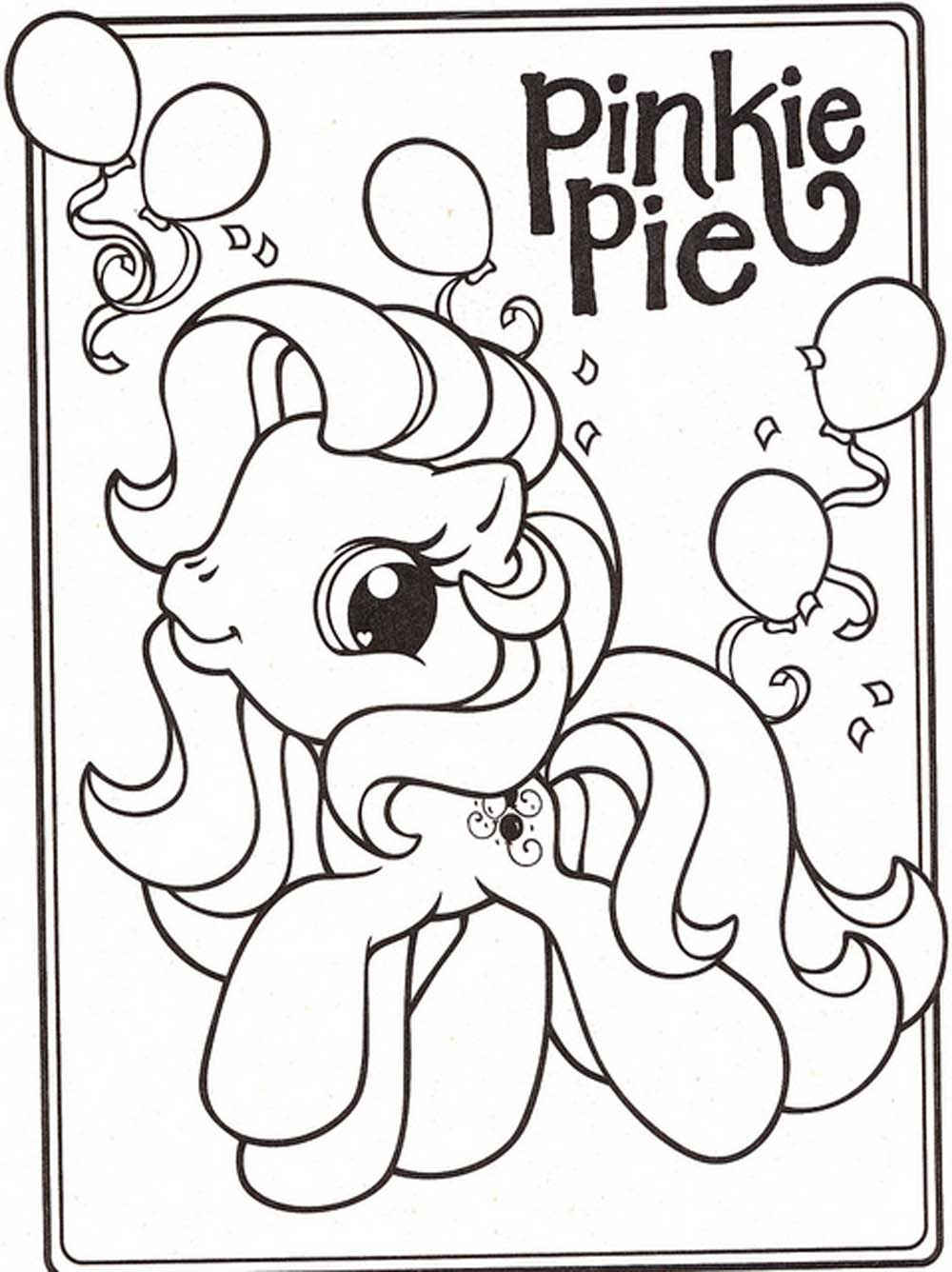 My Little Pony Pinkie Pie - Coloring Pages For Kids And ...