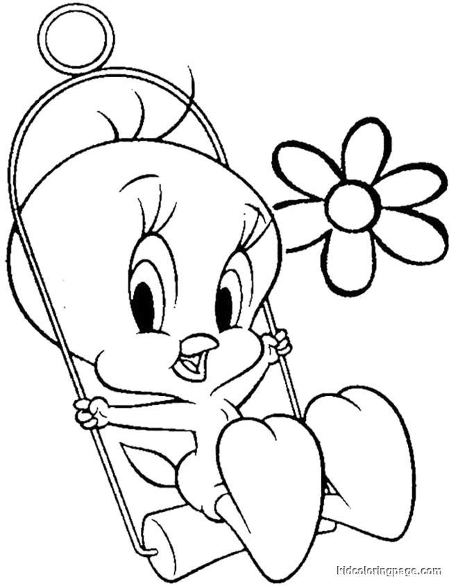Tweety And Sylvester Coloring Pages - Coloring Home