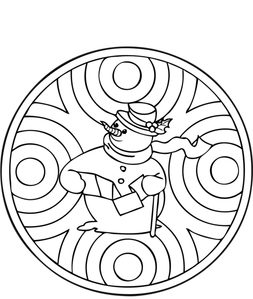 winter mandala coloring pages  coloring home